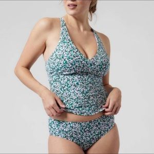 NWT Athleta plunge tankini. Size L.